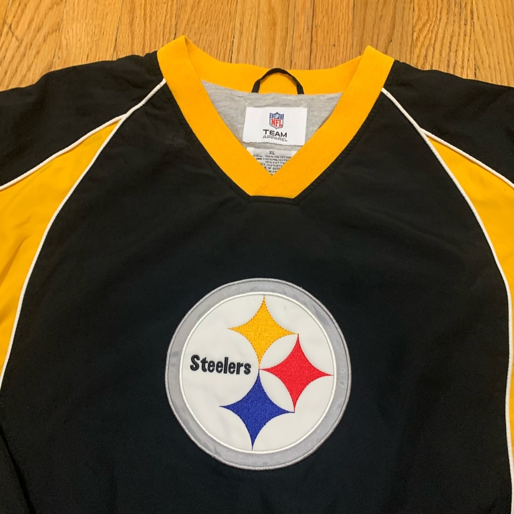 Steelers Colour Block Windbreaker Jacke